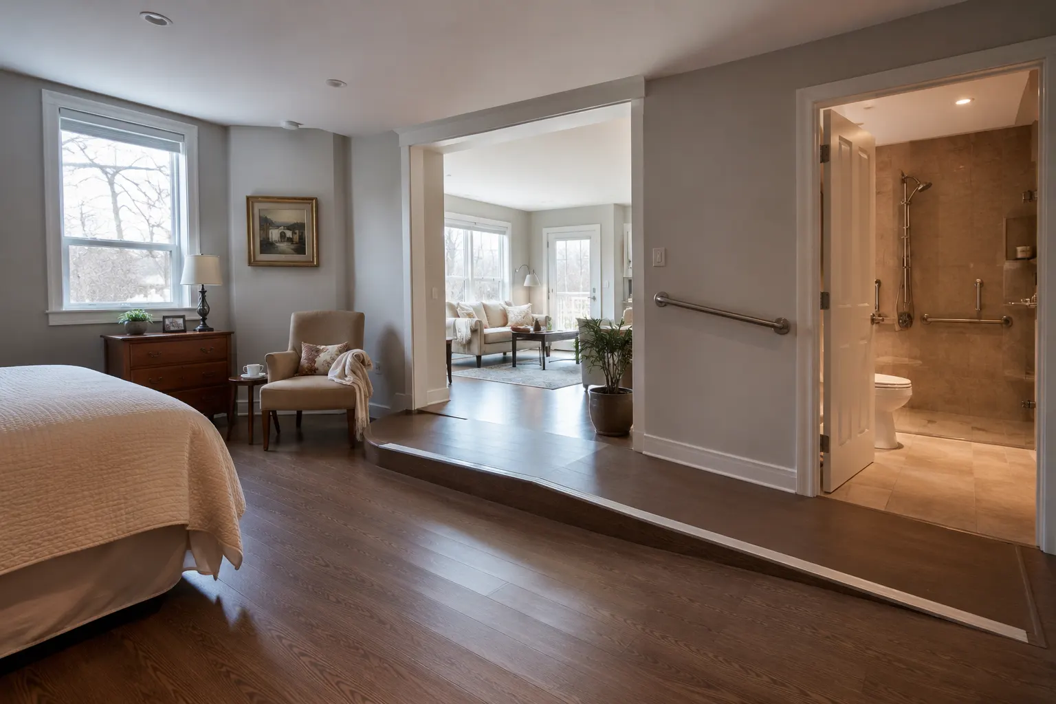 What accessibility renovation includes