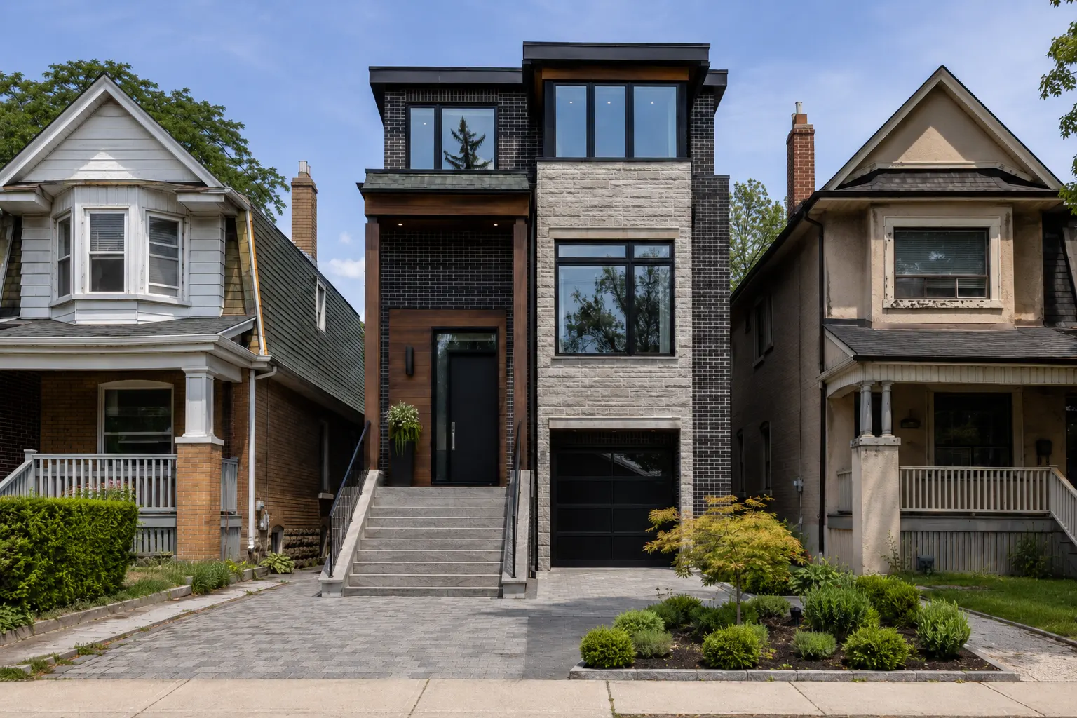 Custom Infill Homes in Dundas being designed and built by Andare Homes