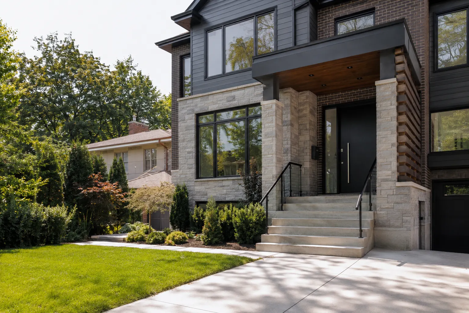 Exterior Renovations in Kitchener, Ontario, designed and built by Andare Homes