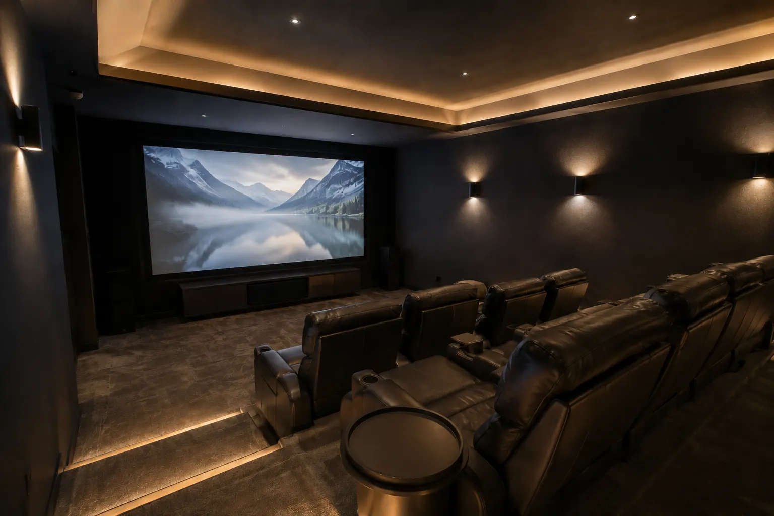 Home Theatres Toronto being designed and built by Andare Homes