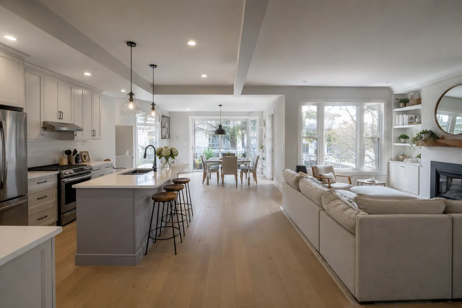 Open-Concept Renovations in Nobleton being designed and built by Andare Homes