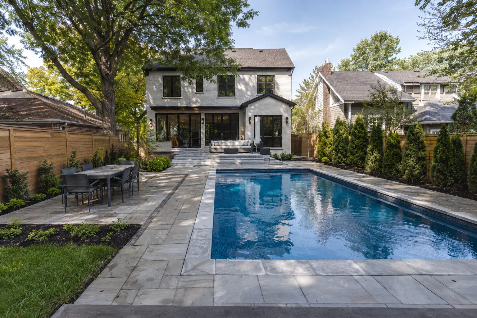 Pool Building in Dundas being designed and built by Andare Homes