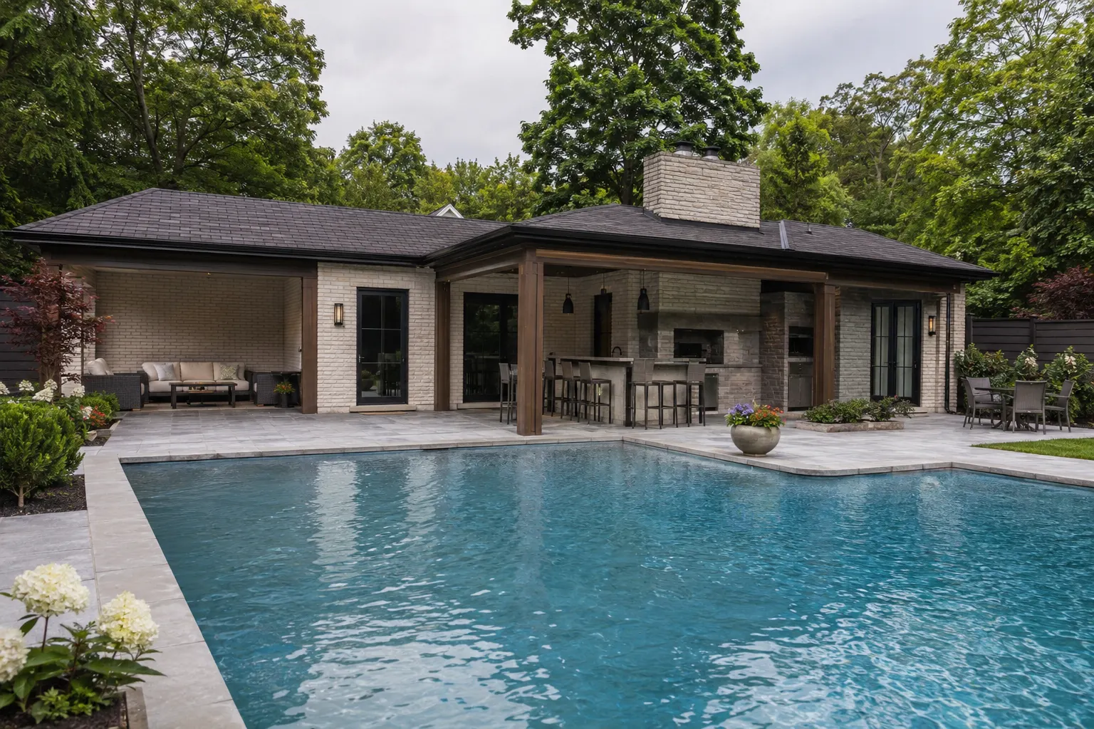 Pool Houses Toronto being designed and built by Andare Homes