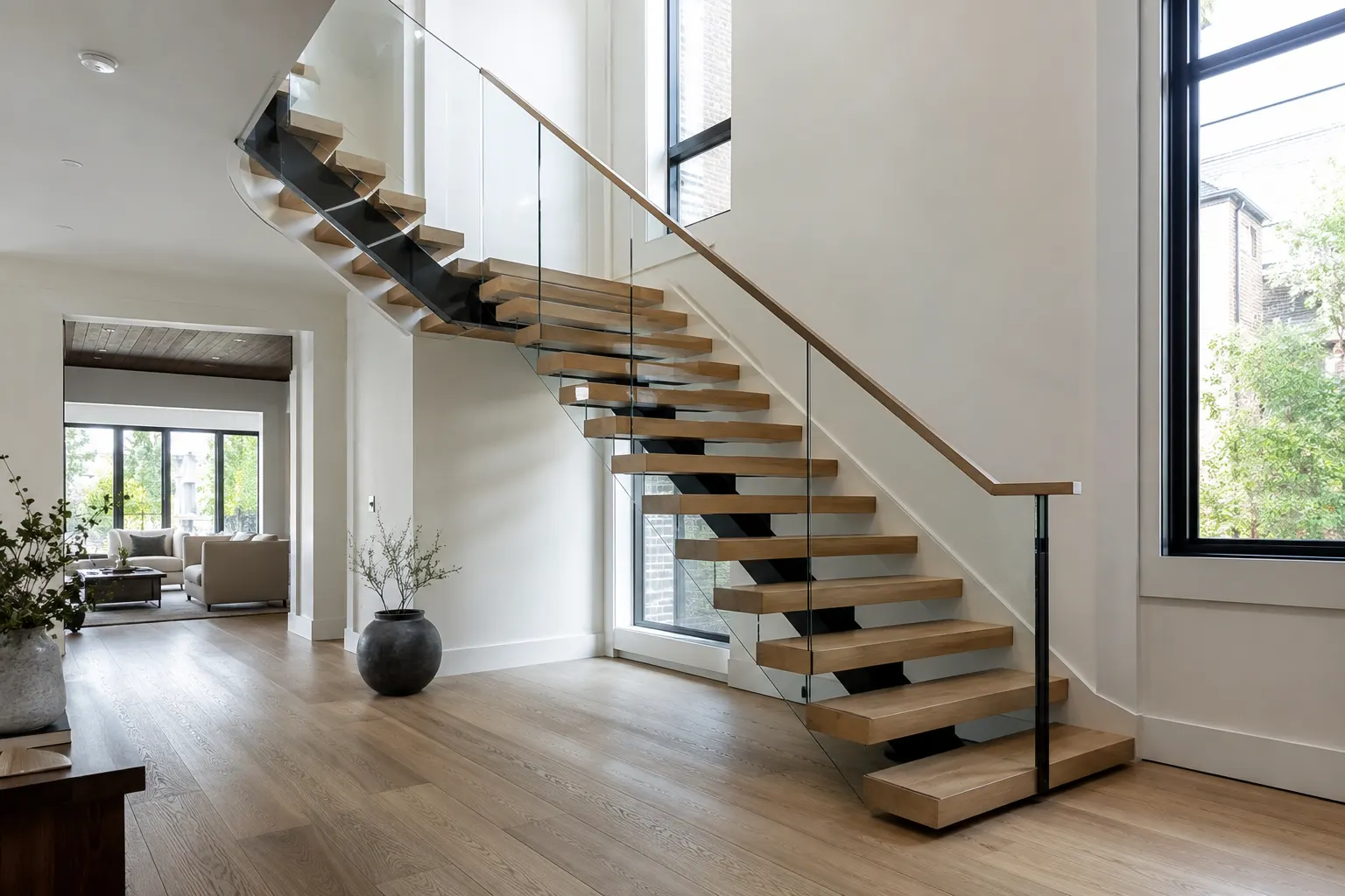 Custom Stairs & Railings Toronto being designed and built by Andare Homes