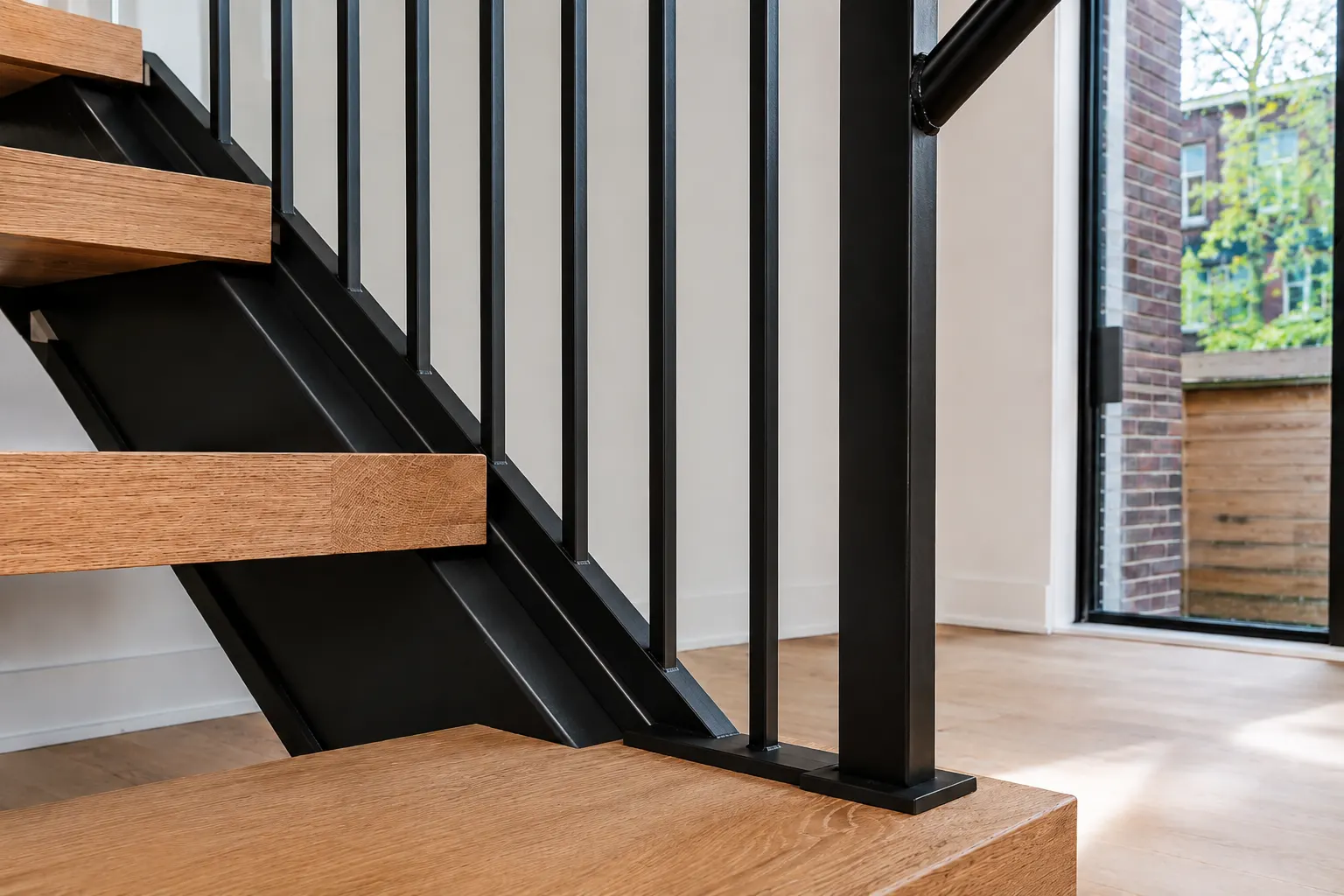 Completed Custom Stairs & Railings Toronto, designed and built by Andare Homes