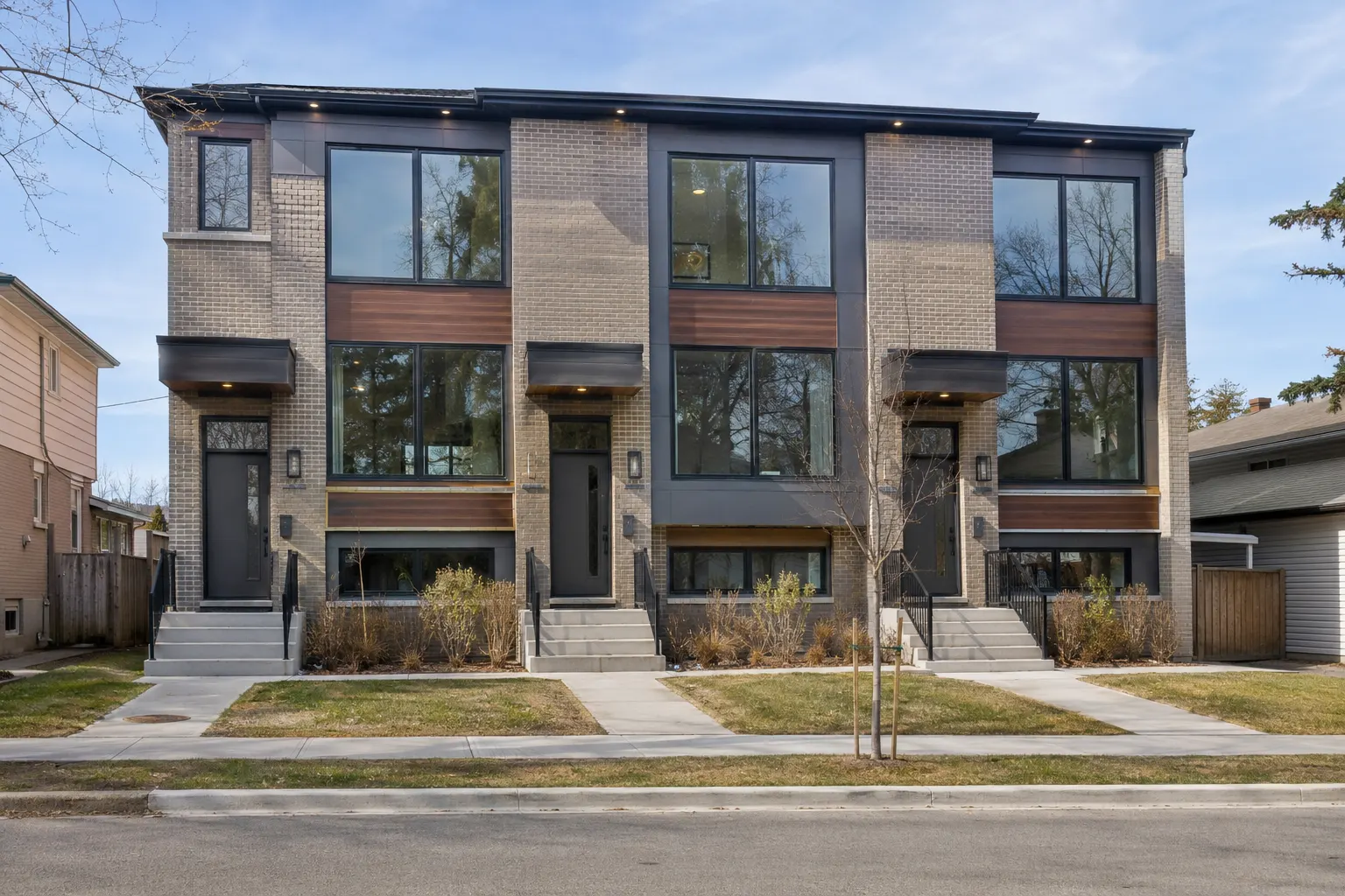 Triplex Construction in Maple being designed and built by Andare Homes