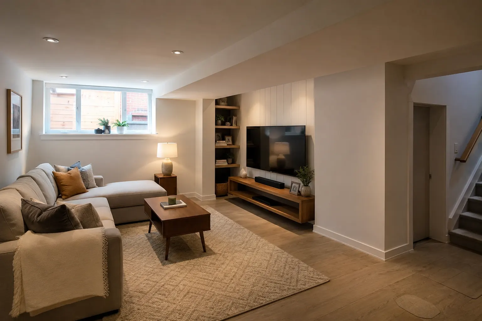 Planning for a dry finished basement
