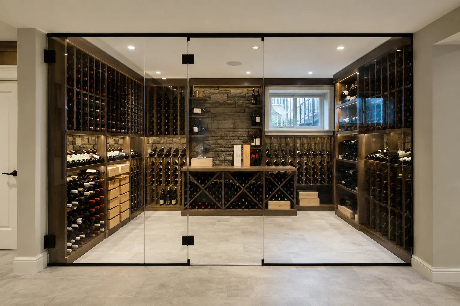 Wine Cellars Toronto being designed and built by Andare Homes